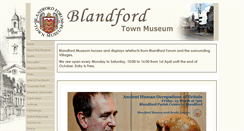 Desktop Screenshot of blandfordtownmuseum.org